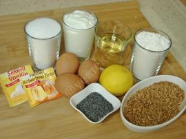 Susam Mantolu Haşhaşlı Kek