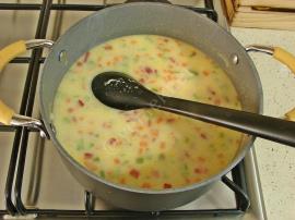 Sütlü Sebze Çorbası