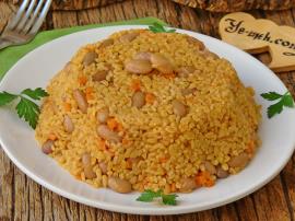 Barbunyalı Bulgur Pilavı