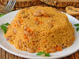 Barbunyalı Bulgur Pilavı
