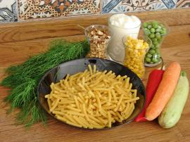 Cevizli Makarna Salatası