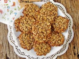 Elmalı Yulaflı Kurabiye