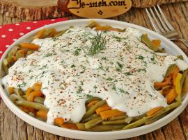 Havuçlu Taze Fasulye Borani