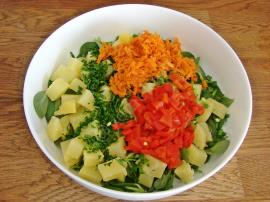 Patatesli Semizotu Salatası