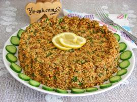 Yeşil Mercimekli Kısır