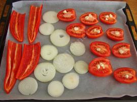 Közlenmiş Biberli Domates Çorbası