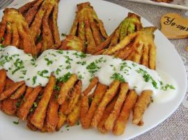 Yelpaze Kabak Kızartması