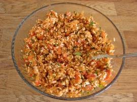 Fırında Biber Dolması