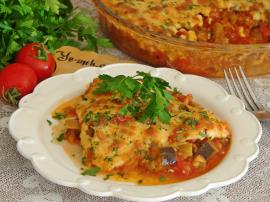 Fırında Patlıcan Graten