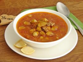 Taze Bamya Çorbası