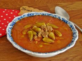 Etli Bamya Çorbası