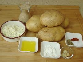 Sarımsaklı Peynirli Patates