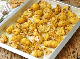 Fırında Baharatlı Karnabahar