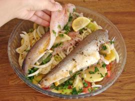 Fırında Mezgit Fileto