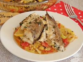 Fırında Mezgit Fileto