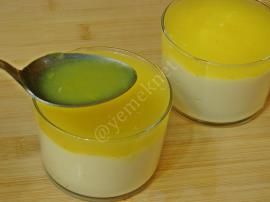 Limon Soslu Muhallebi