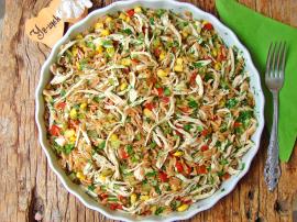 Tavuklu Şehriye Salatası