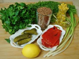 Karabuğday (Greçka) Salatası