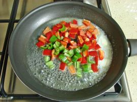 Mantarlı Biberli Omlet