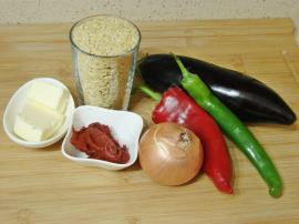 Patlıcanlı Şehriye Pilavı