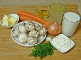 Havuçlu Mantar Çorbası