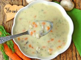 Havuçlu Mantar Çorbası