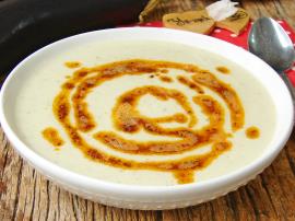 Közlenmiş Patlıcan Çorbası