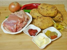 Patates Püresinde Tavuk Sote