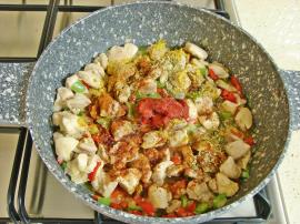 Patates Püresinde Tavuk Sote