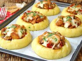 Patates Püresinde Tavuk Sote