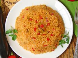 Salçalı Sebzeli Bulgur Pilavı