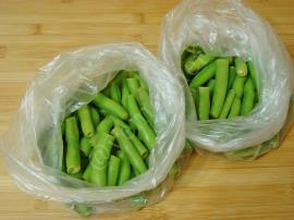 Buzlukta Taze Bakla Saklama