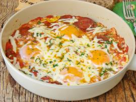 Domatesli Sucuklu Yumurta