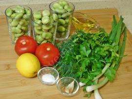 İç Bakla Salatası