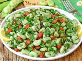 İç Bakla Salatası