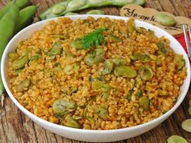 İç Baklalı Bulgur Pilavı