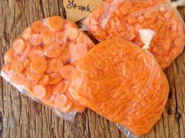 Buzlukta Havuç Saklama