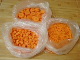 Buzlukta Havuç Saklama