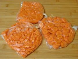 Buzlukta Havuç Saklama