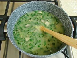 Ispanaklı Mantar Çorbası