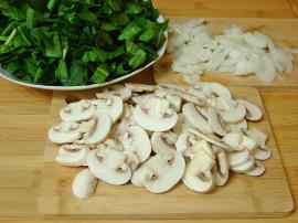 Mantarlı Ispanaklı Yumurta