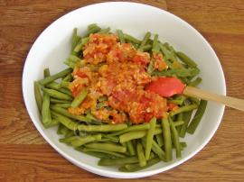 Fırında Taze Fasulye