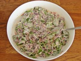 Mor Lahanalı Semizotu Salatası