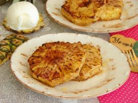 Kızarmış Ananas Tatlısı