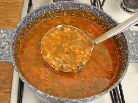 Mercimekli Semizotu Çorbası