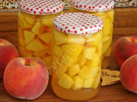 Şeftali Konservesi
