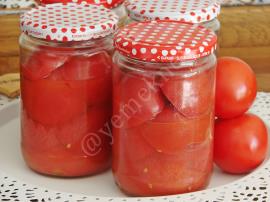 Çiğden Domates Konservesi