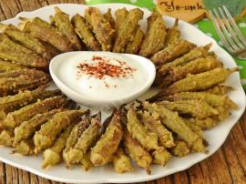 Fırında Bamya Kızartması