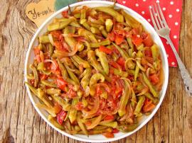 Fırında Bamya Yemeği