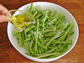 Fırında Taze Fasulye Kızartması